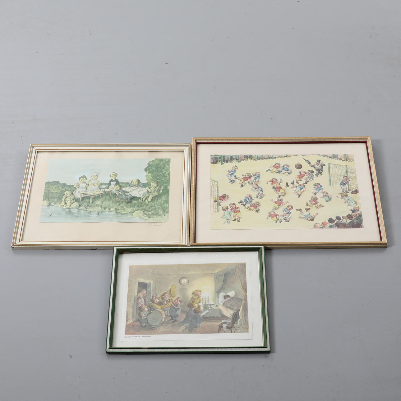 ROBERT HÖGFELDT. Tryck,3 st.