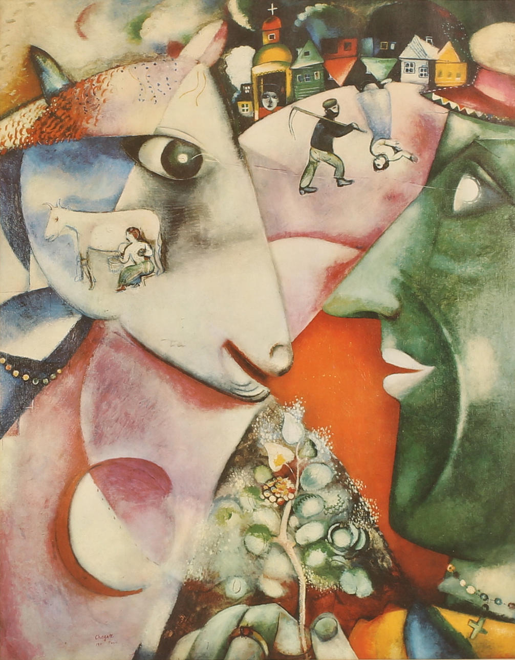 MARC CHAGALL. Efter, tryck.