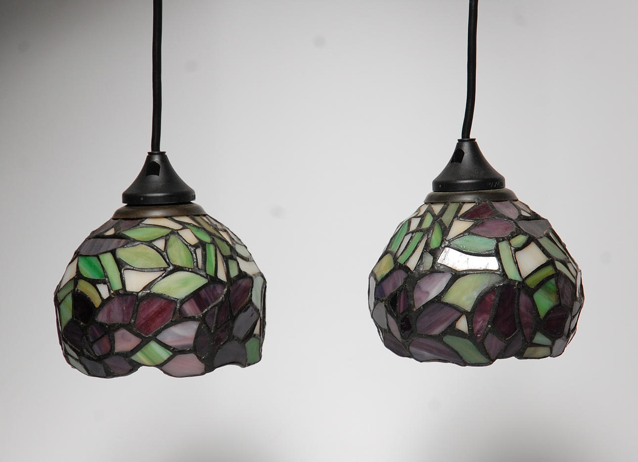 LAMPOR, 1 par, Tiffany stil, 1900-tal.