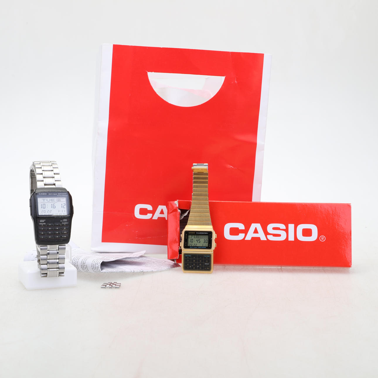 WRIST WATCH, 2 pcs, Casio, digital.