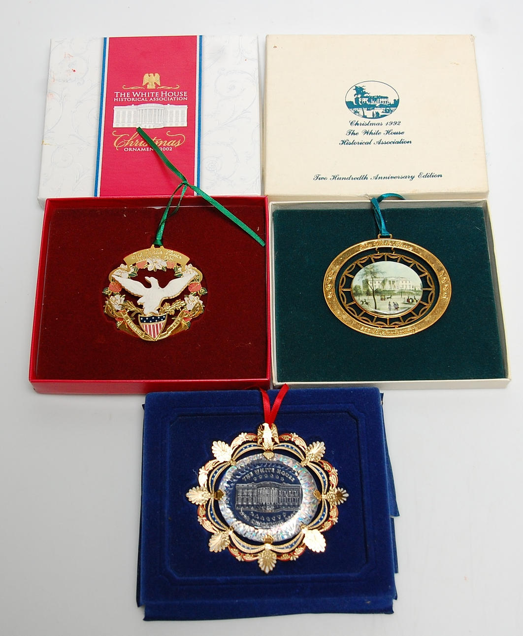 JULGRANSPRYDNADER, 3 st, från Vita Huset.