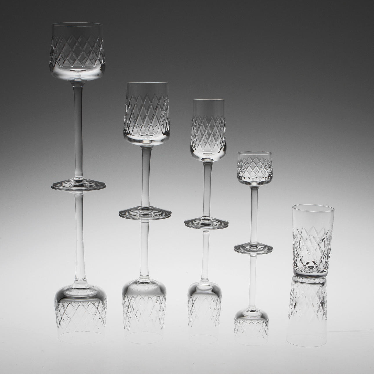 GLASSERVIS, "Carina" 50 delar, Åfors.