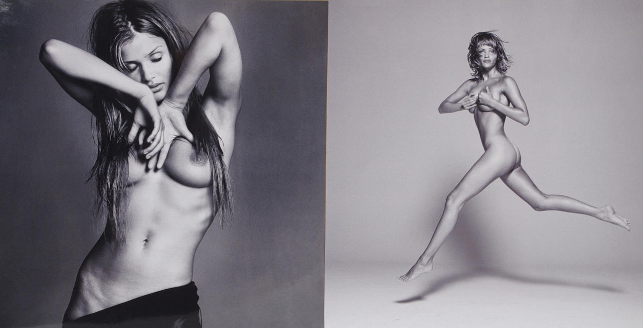 MICHEL COMTE. Pressfotografier, 2 stycken.