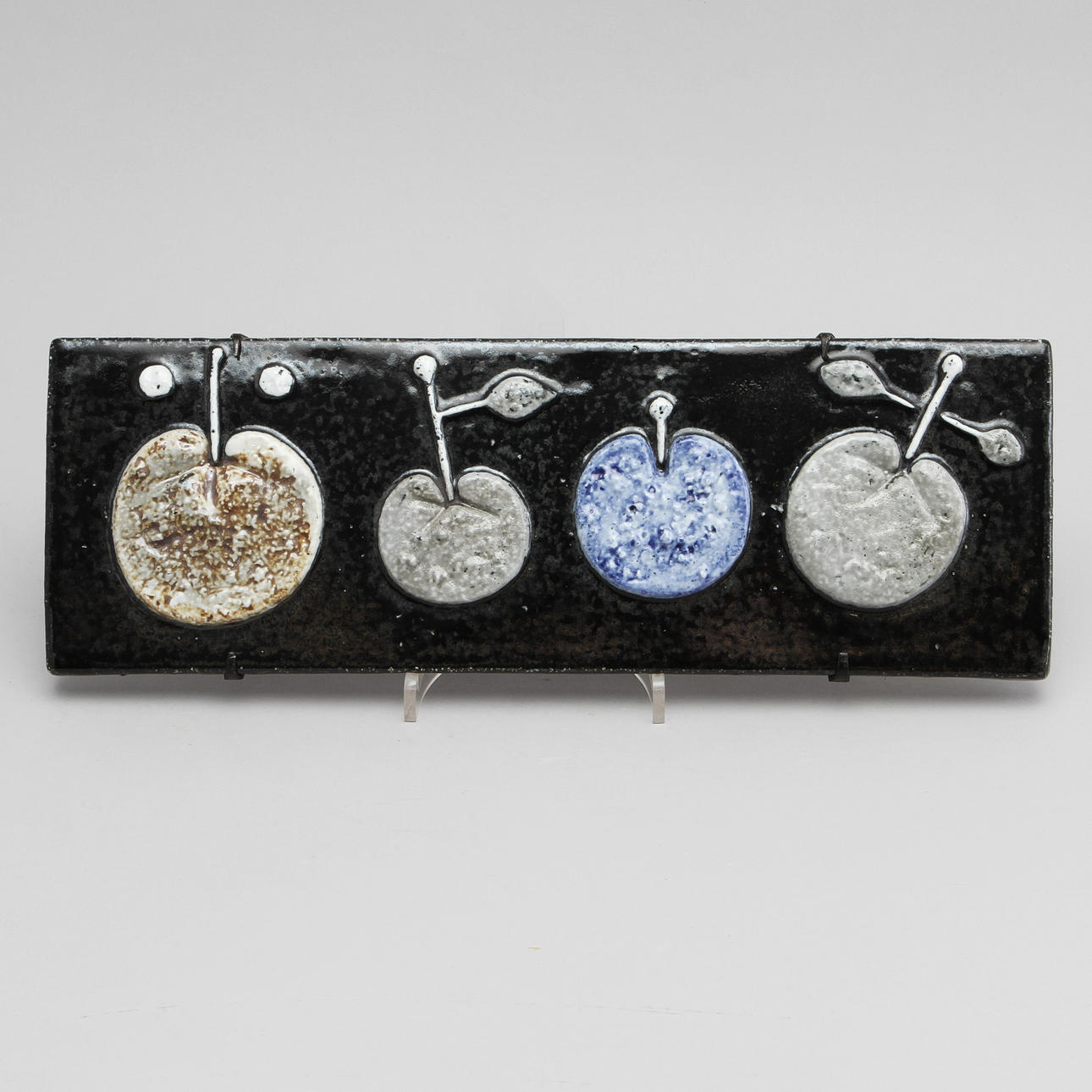 VÄGGPLAKETT, stengods, Stig Lindberg, Rörstrand.