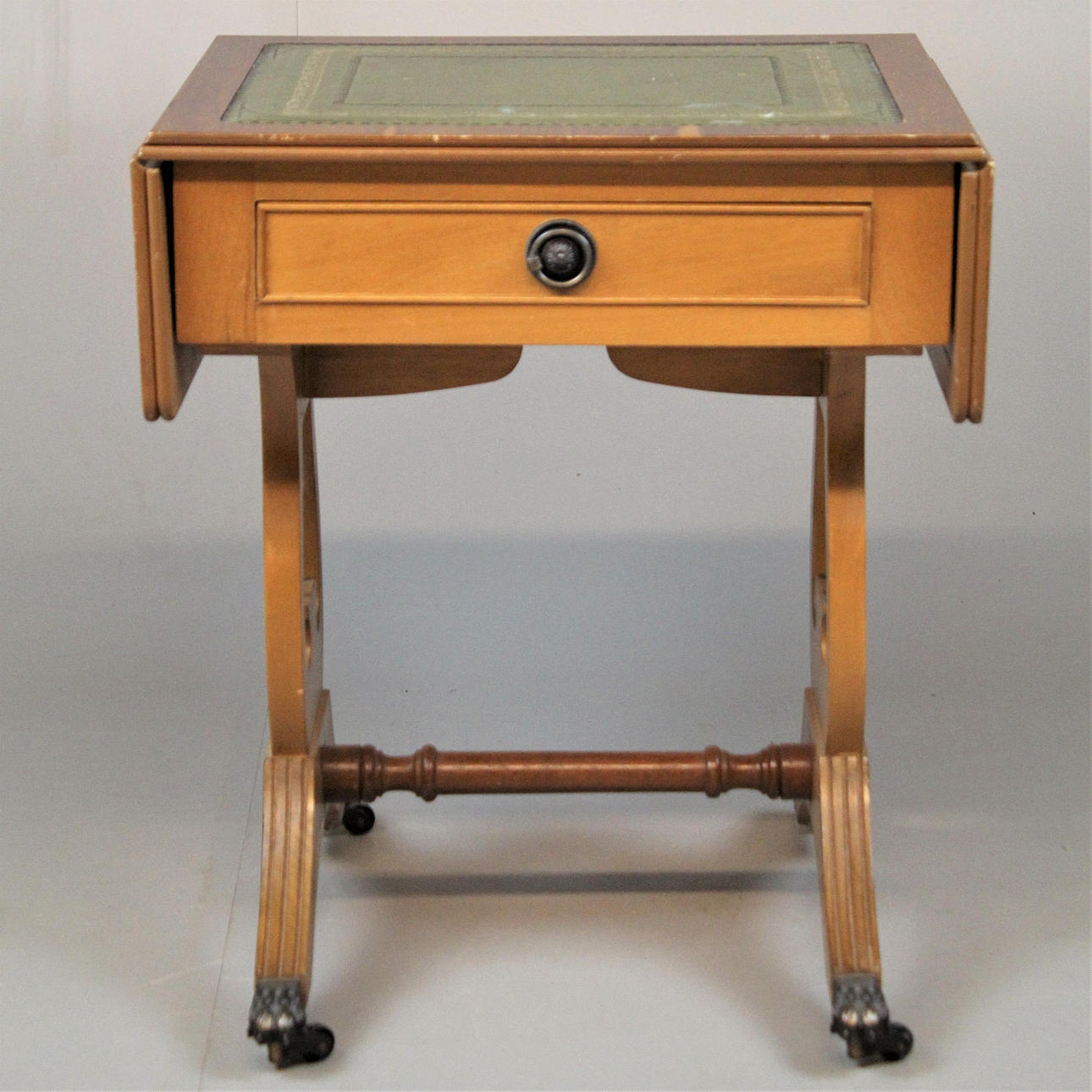 SIDE TABLE with flaps in English style.