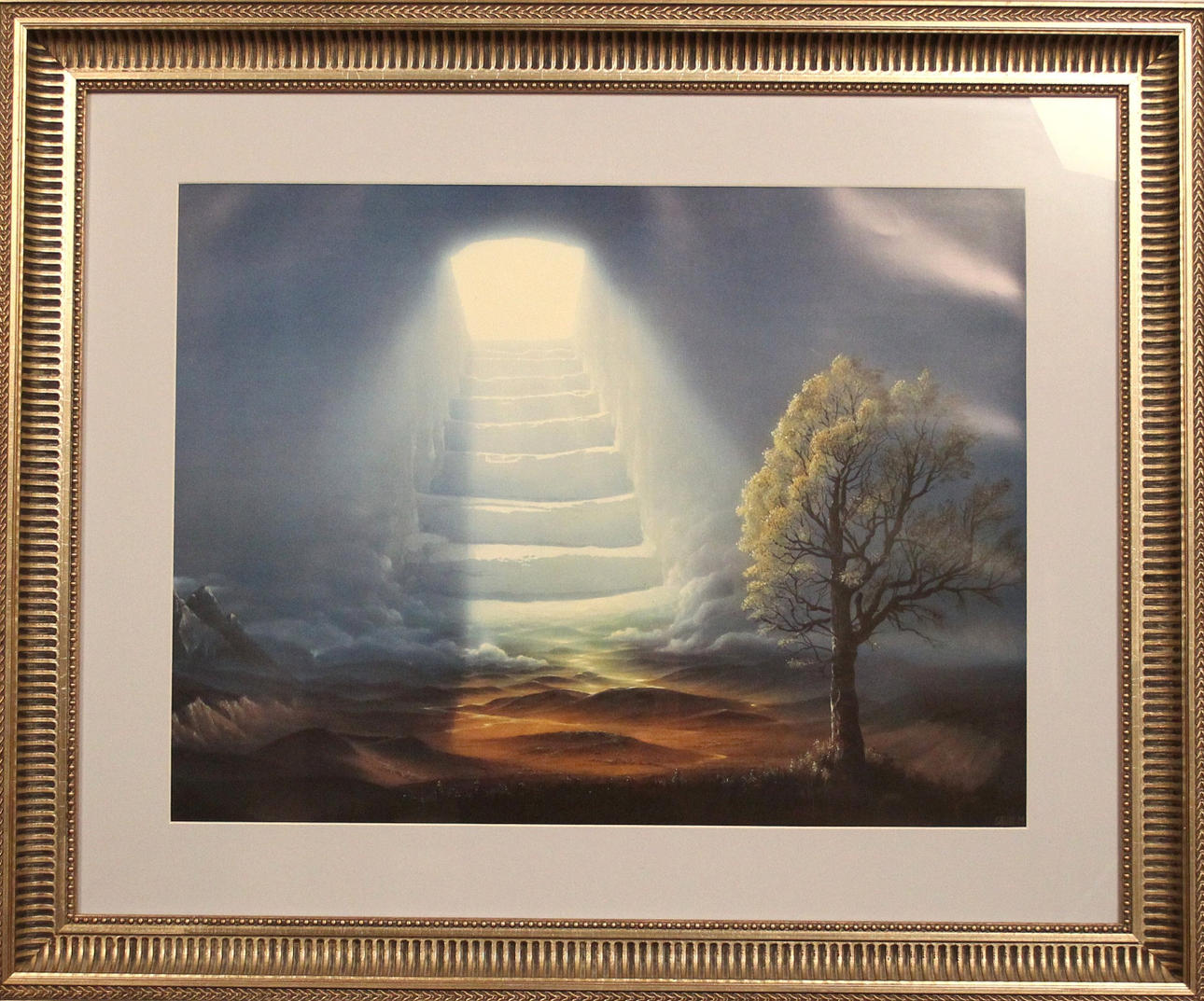 HANS-WERNER SAHM. himmel trappor, tryck.