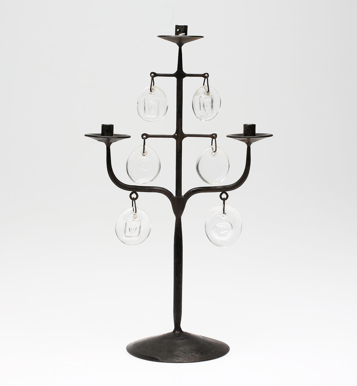 ERIK HÖGLUND. LJUSSTAKE, 3 armad.