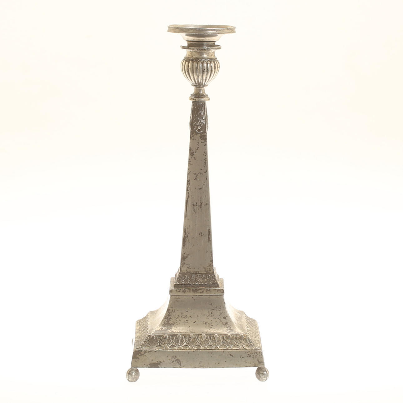 SVEN BERGLUND. Ljusstake, tenn Malmö, 1847.