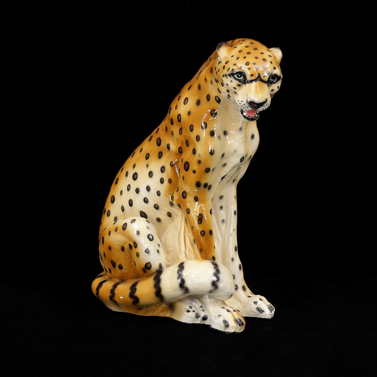 FIGURIN, porslin, gepard.