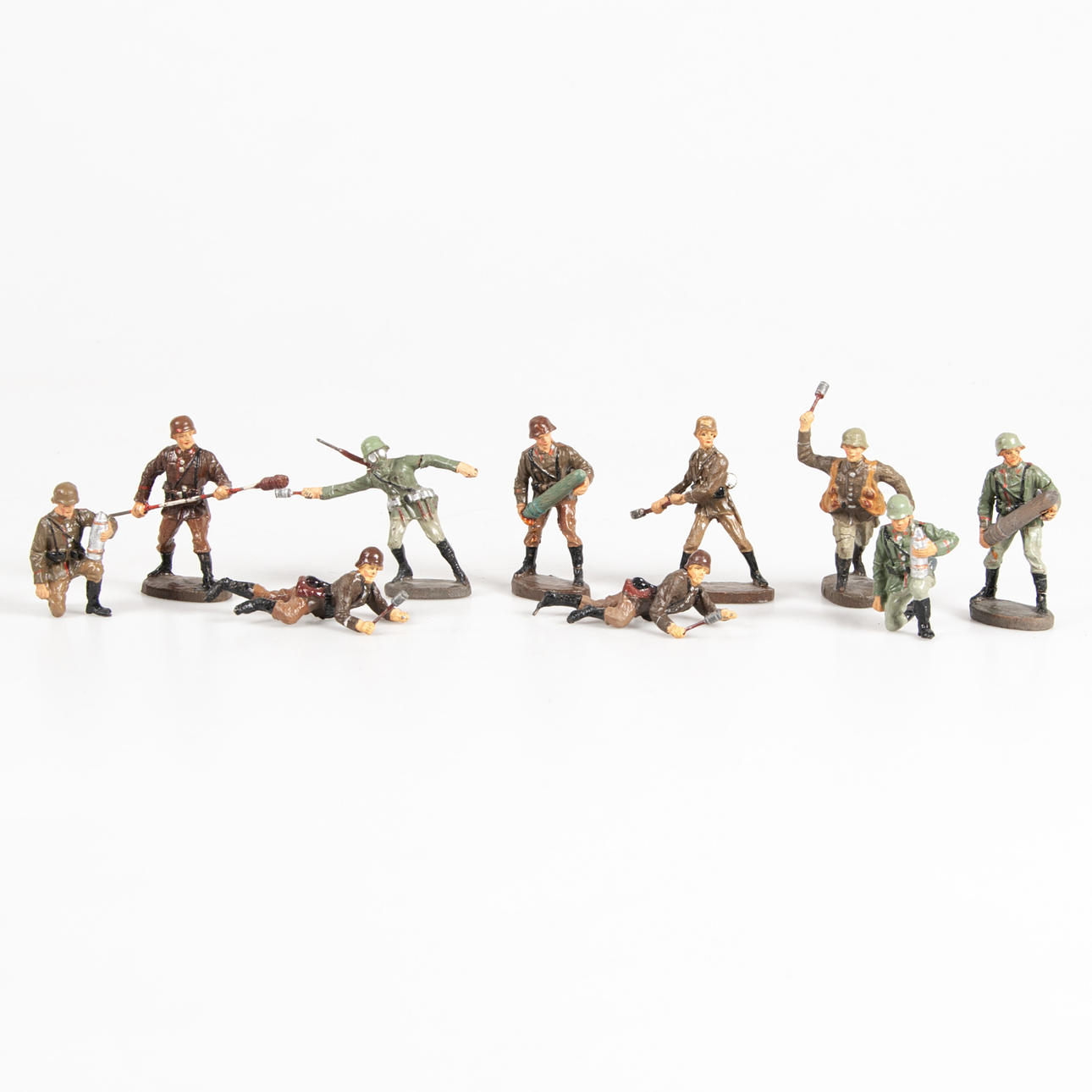 ELASTOLINE FIGUREN. WW2, Granatwerfer.