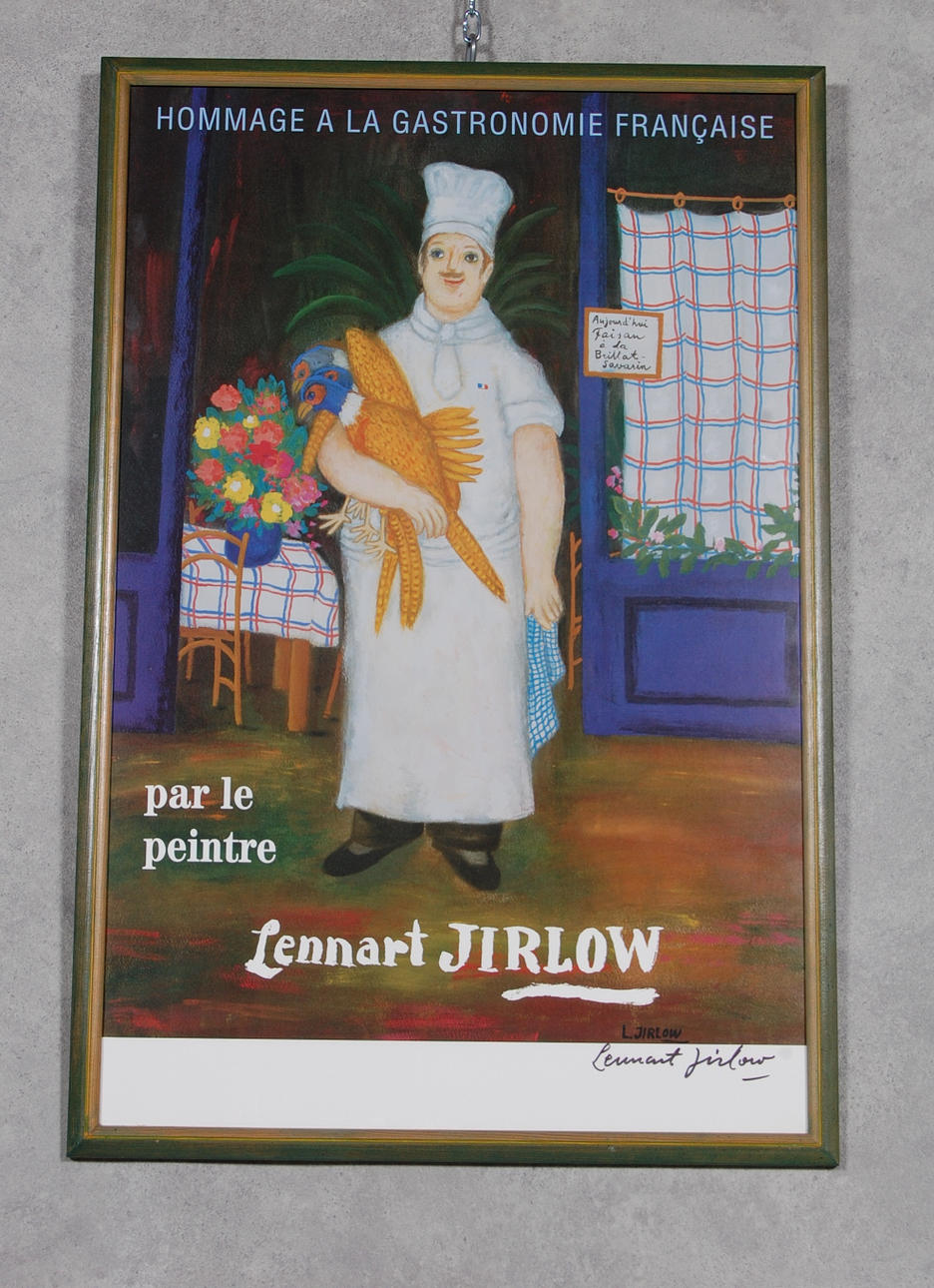 LENNART JIRLOW. Signerad, plansch.