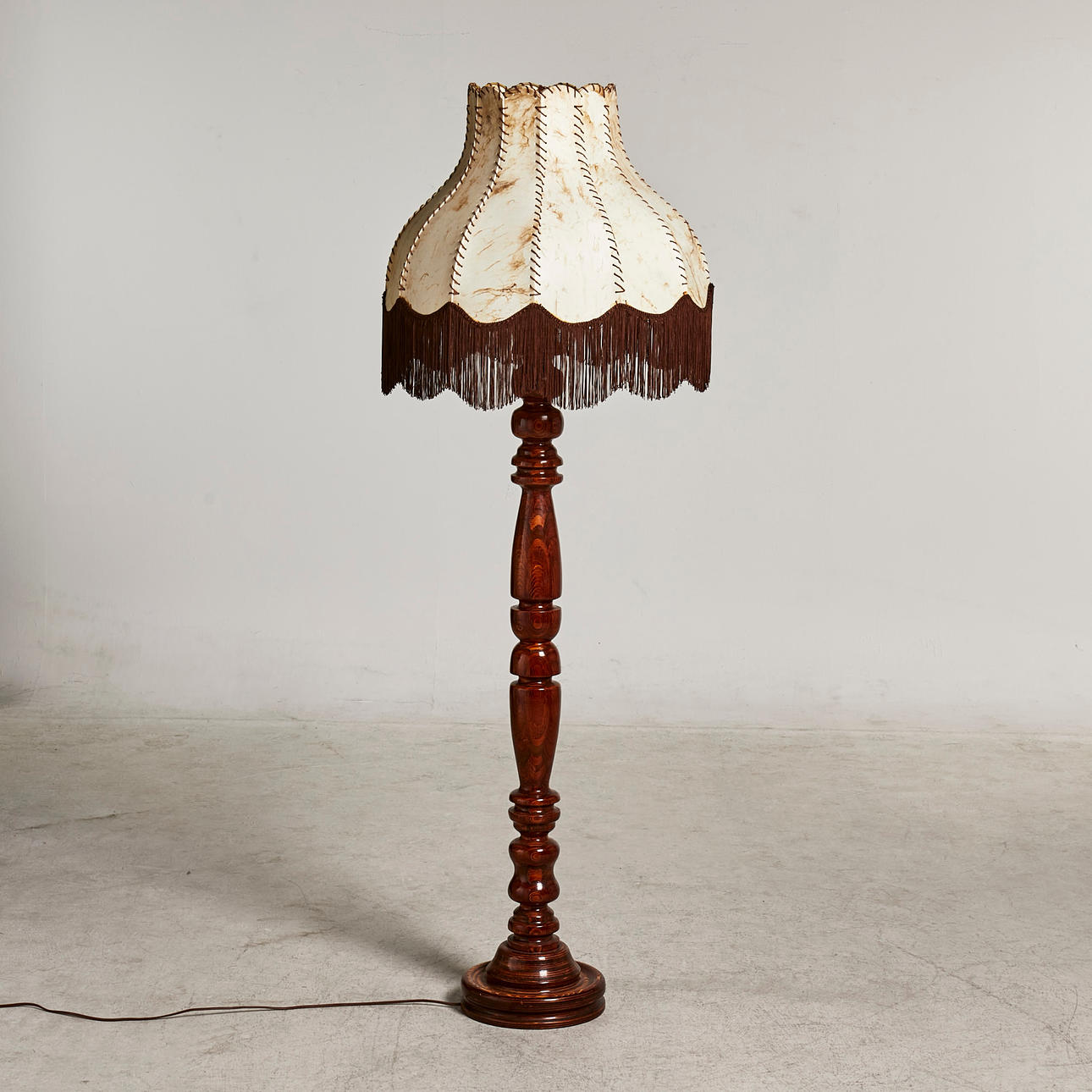 FLOOR LAMP, Håkan Palm, HP Svarvkonst, dated 1989.