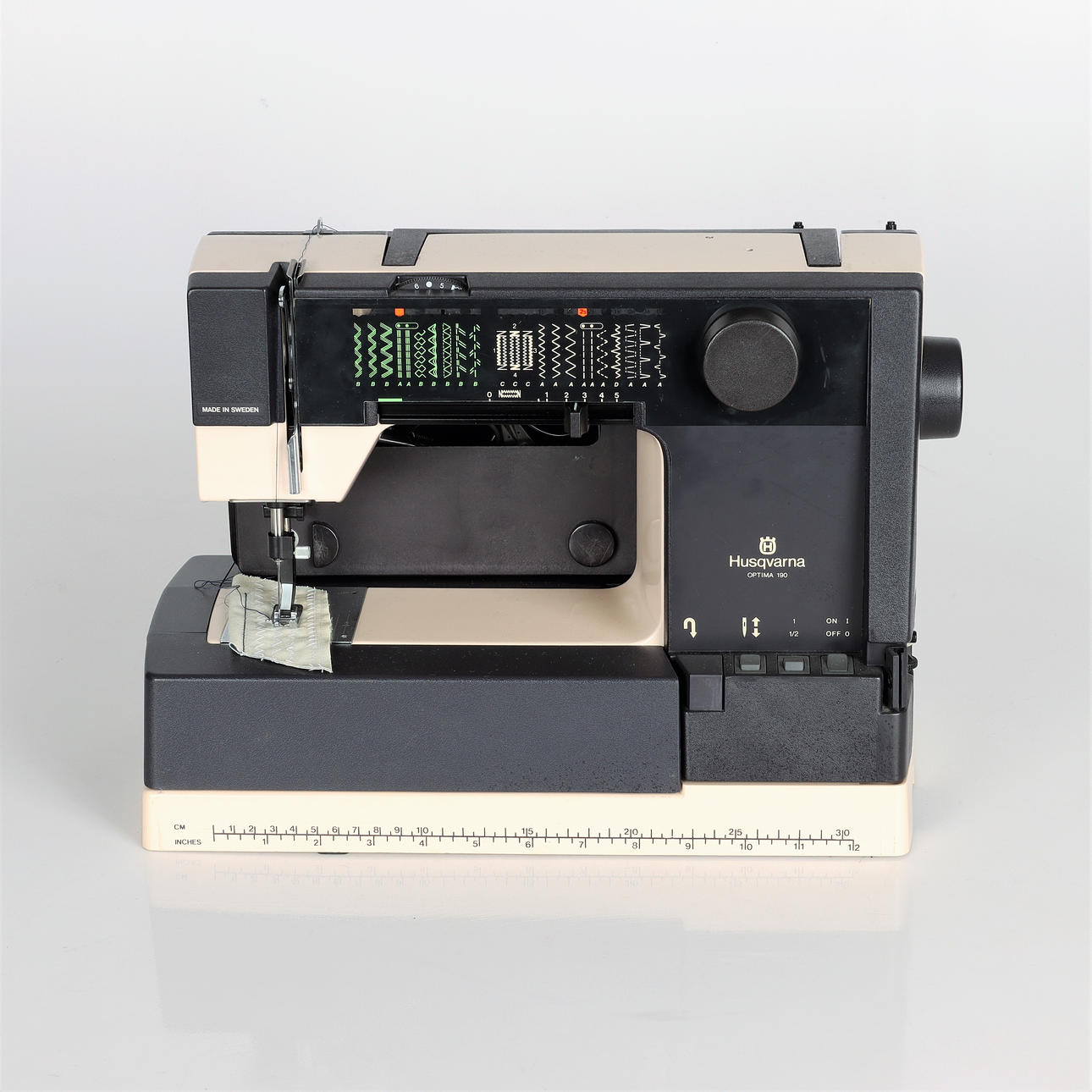 OMPELUKONE, Husqvarna, Optima 190, 1900-luvun loppu.