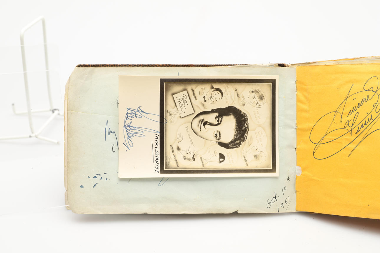 EIN AUTOGRAMMALBUM, 1950er Jahre.