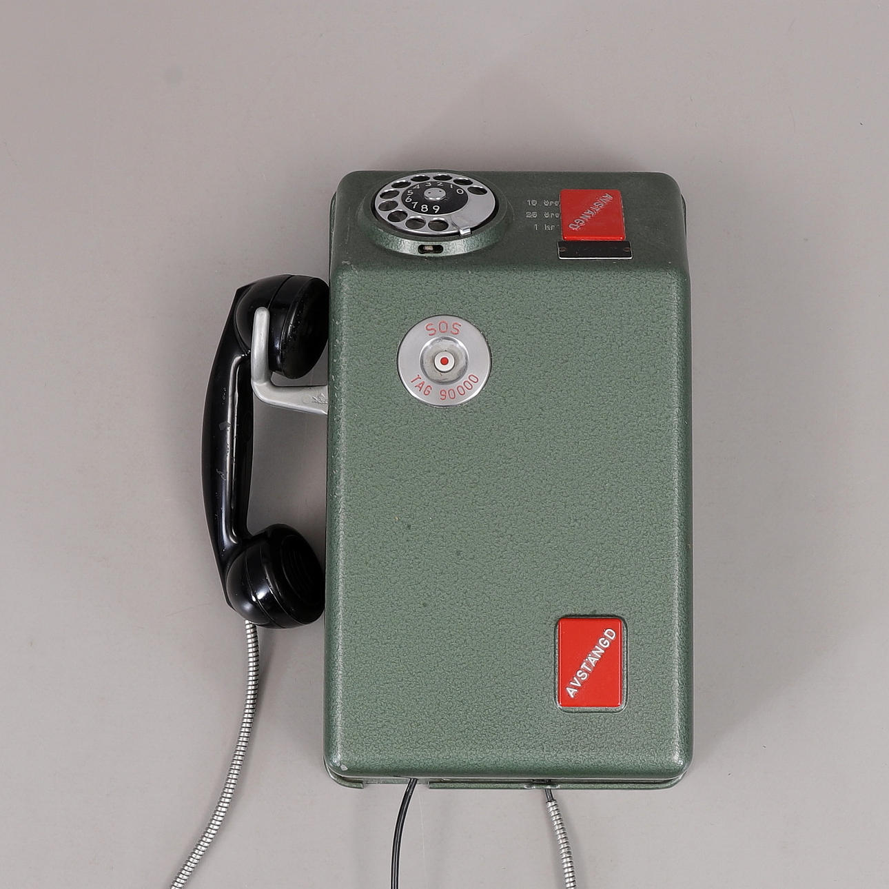MYNTTELEFON, Televerket, 1960-tal.