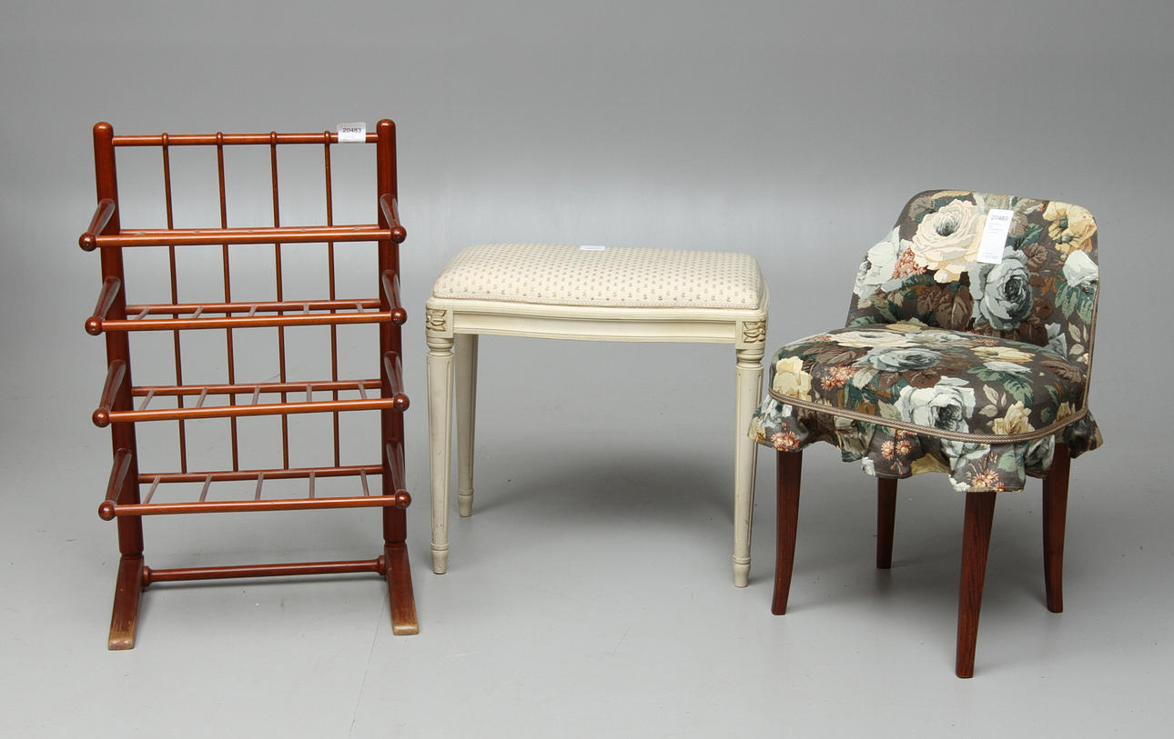 PIANOPALL, PALL, TIDNINGSSTÄLL, 1900-tal.