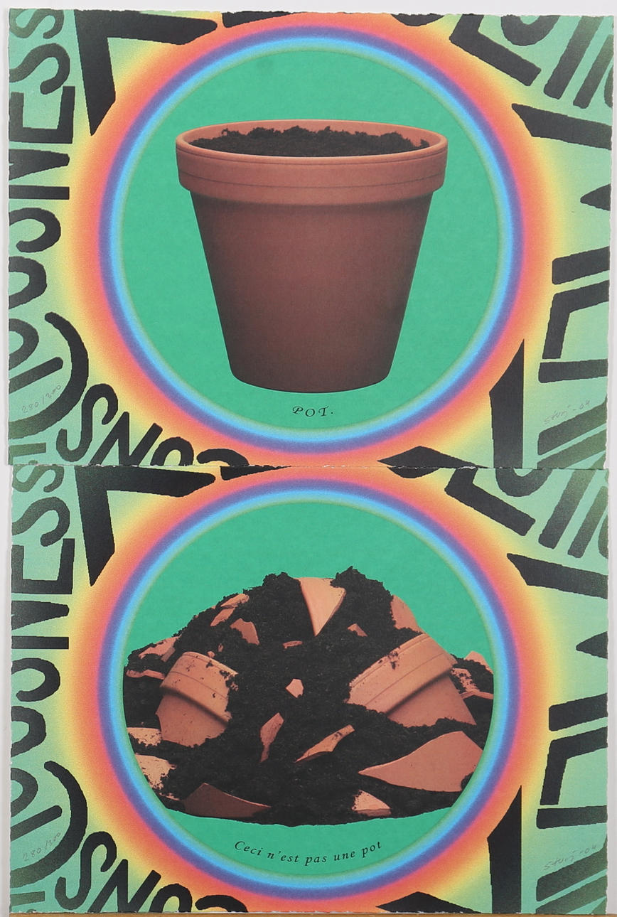 STURE JOHANNESON. Pot. Not Pot. Serigrafier. Signerade Sture J, daterade -04 och numrwrade 280/300.