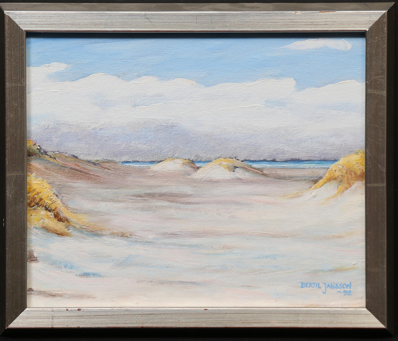 BERTIL JANSSON. Oil on canvas, signed and dated -92.