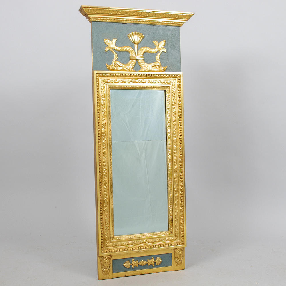 SPEGEL, förgylld, empire.