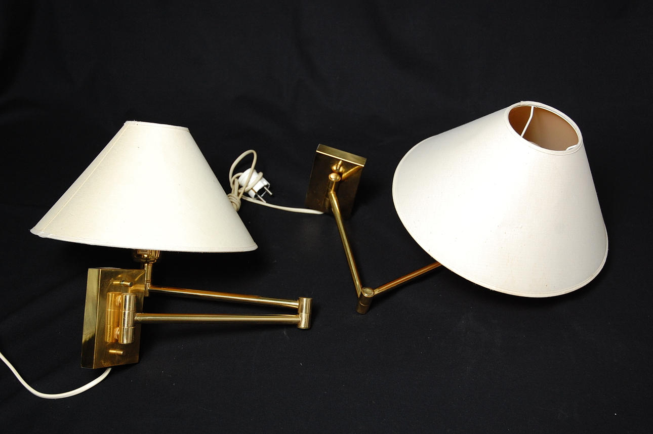 VÄGGLAMPOR, 1 par, vridbara.