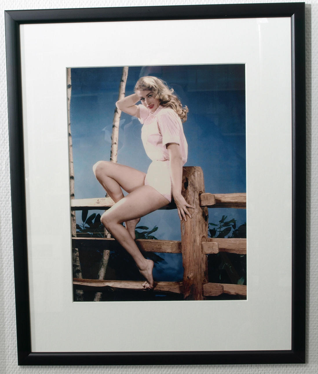 FOTO, inramat, föreställande Anita Ekberg.