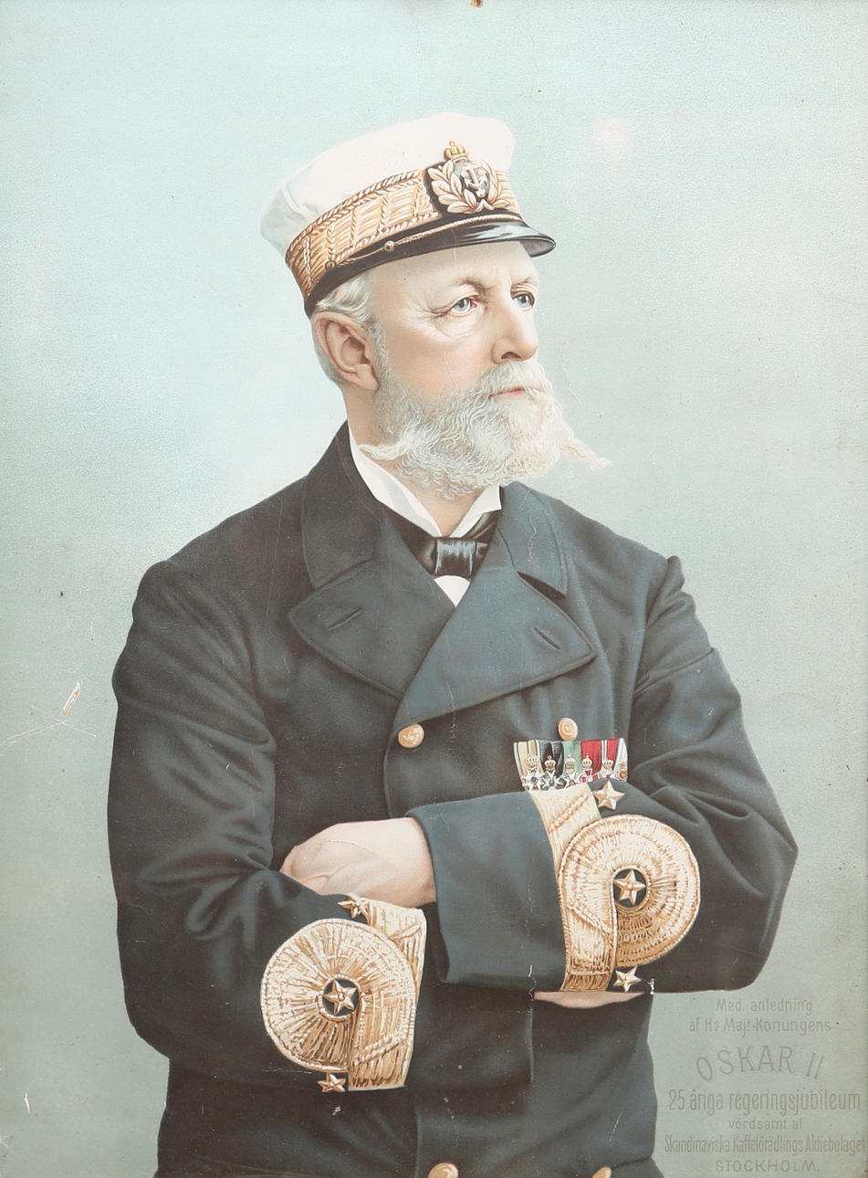 KUNGATAVLA, tryck, Oscar II.