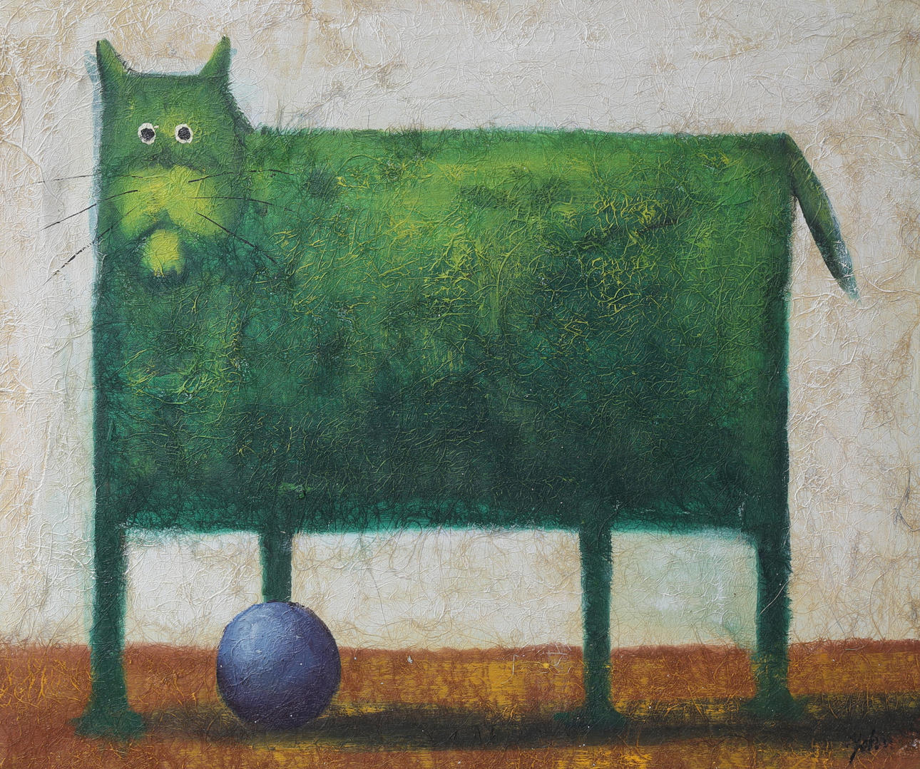 DANIEL PATRICK KESSLER. olja på duk.