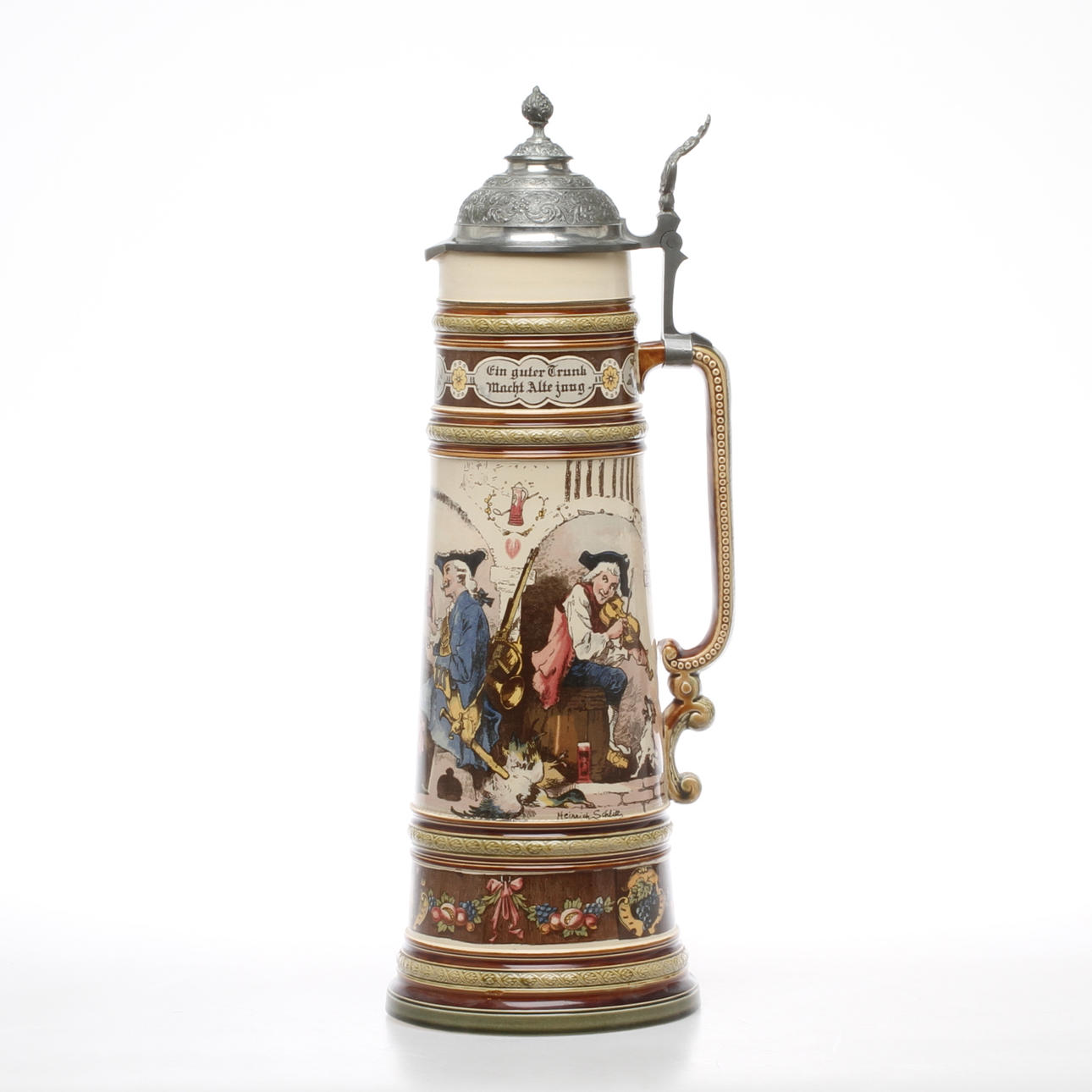 STOP, keramik, Heinrich Schlitt för Villeroy & Boch, 1900-talets första del.