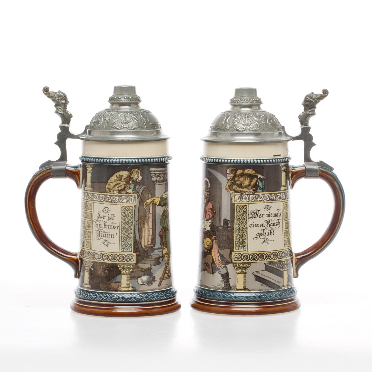 STOP, 2 st, keramik, Tyskland, 1900-talets första del.