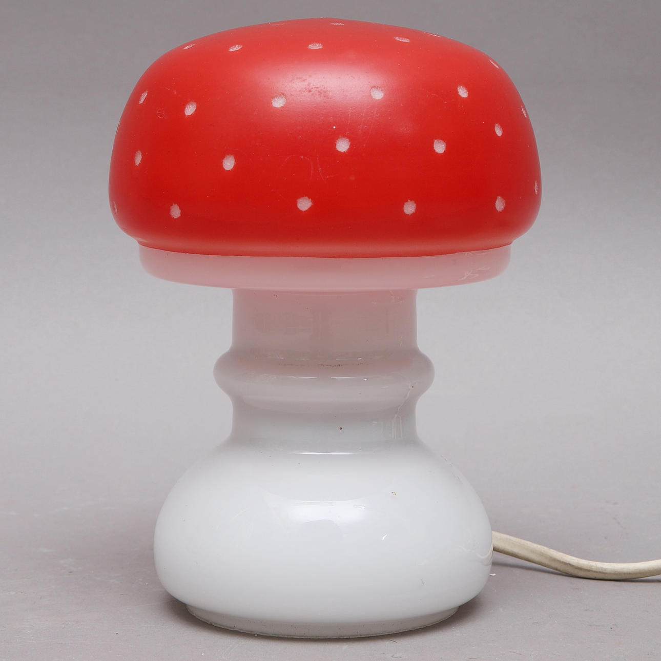 BORDSLAMPA, flugsvamp, glas.