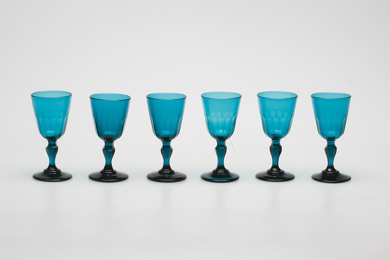 STARKVINSGLAS, 6 piezas, 1900.