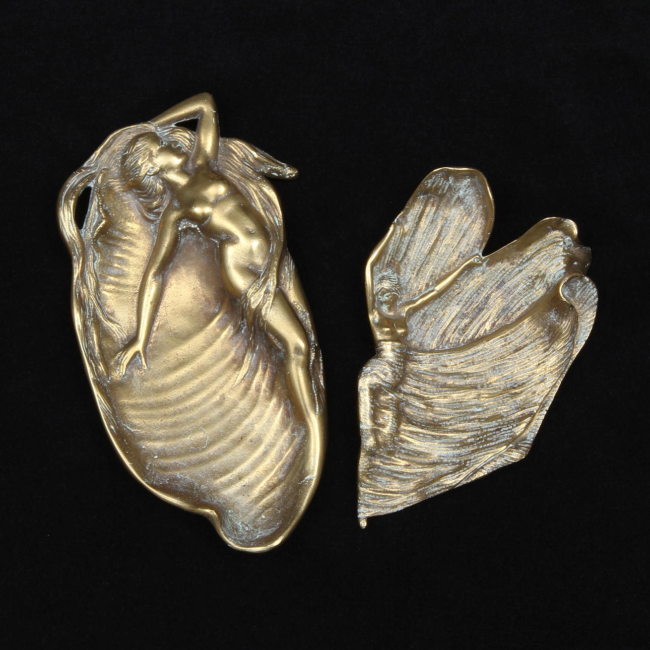 FAT, 2 st, mässing, jugend 1900-tal.