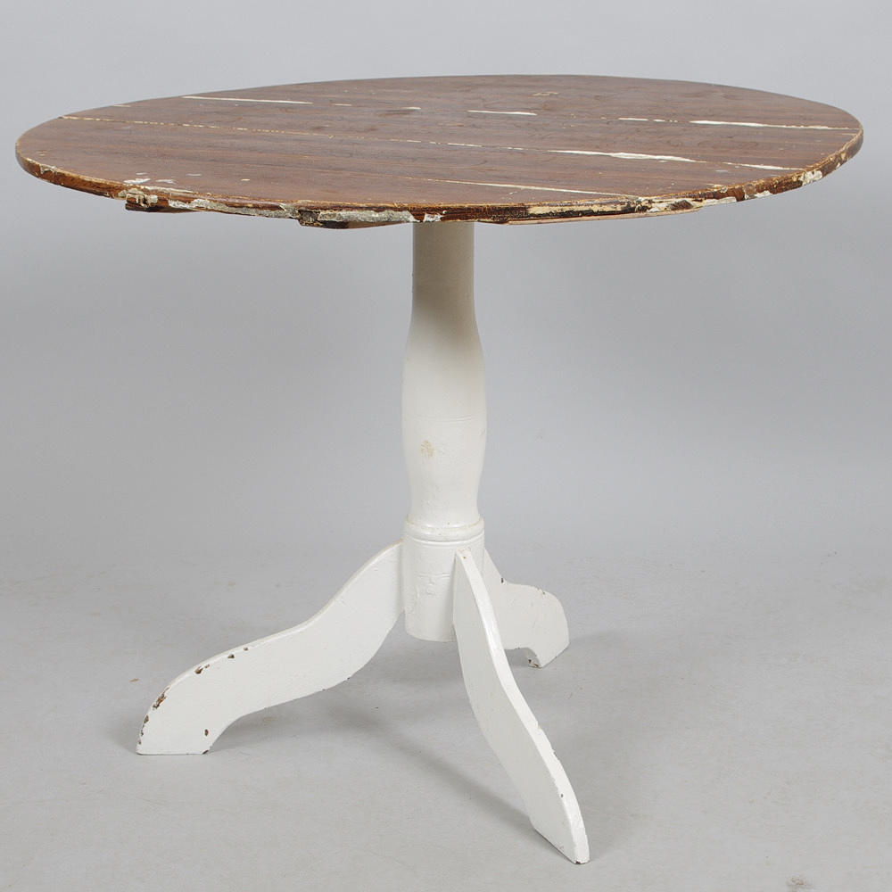 VIPPBORD, målat, rokokostil, sent 1800-tal.