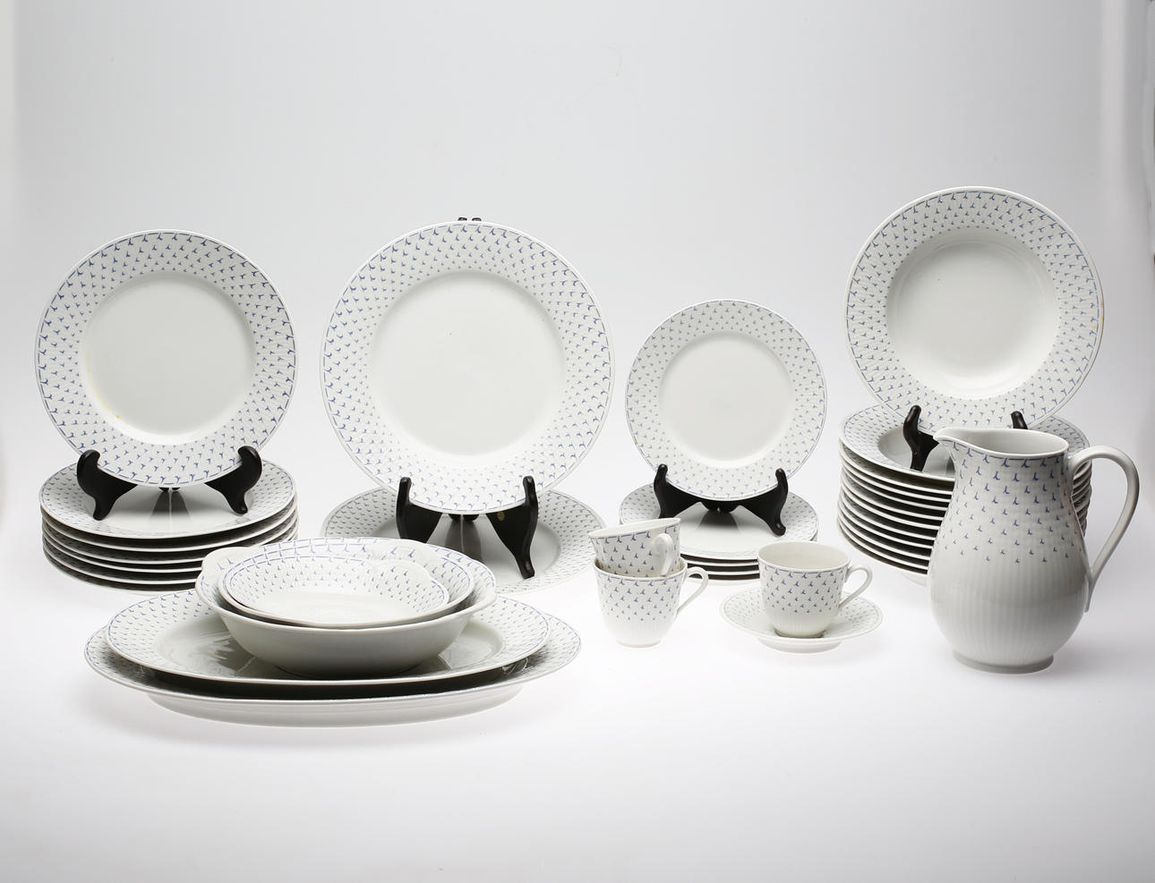 SERVIS, Rörstrand, Blå vinge.