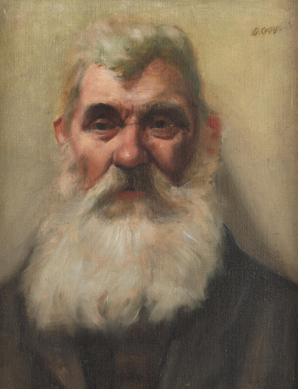 Unknown artist, portrait elderly man.