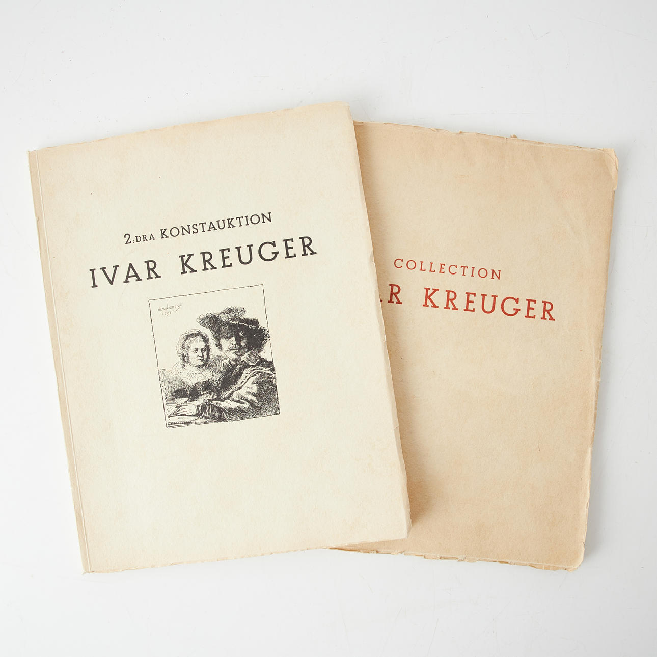 Auction catalogs by Ivar Kreuger (2).
