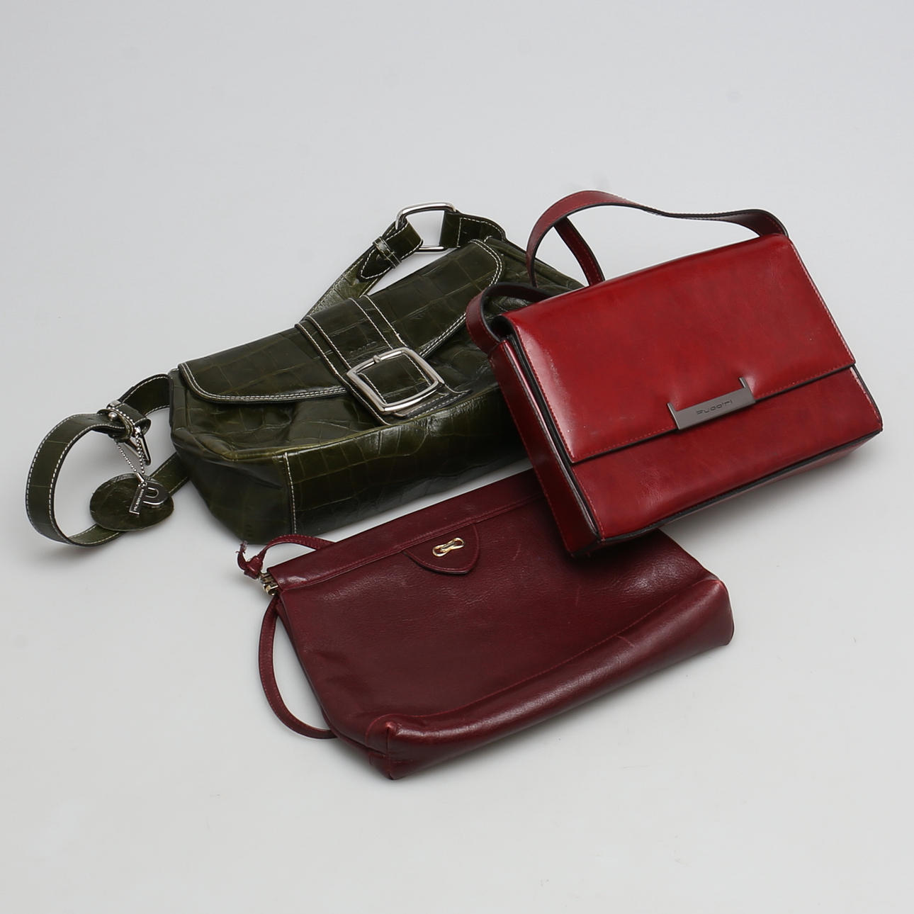 PARTI VÄSKOR. 3 st. Bla Puccini, Picard.