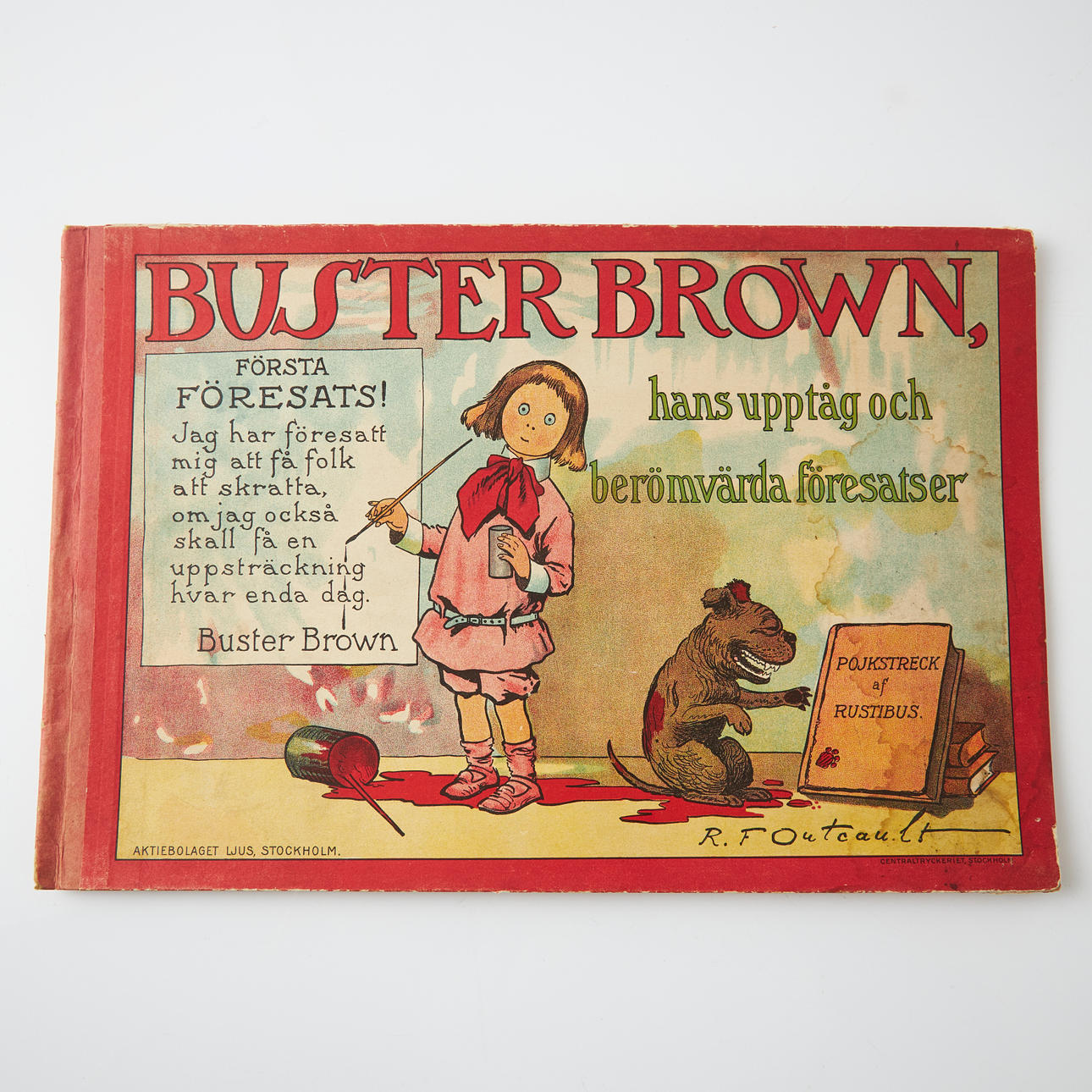 Buster Brown's prank in 1908.