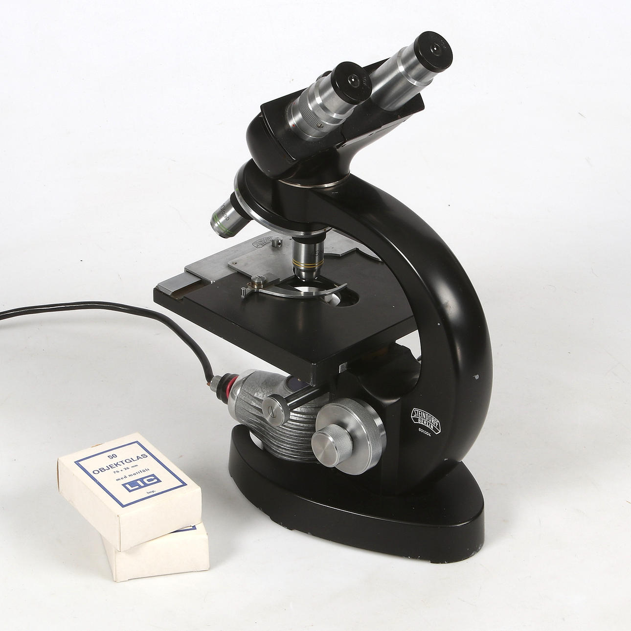 MIKROSKOP, Steindorff Berlin, 1. Hälfte 20. Jahrhundert.