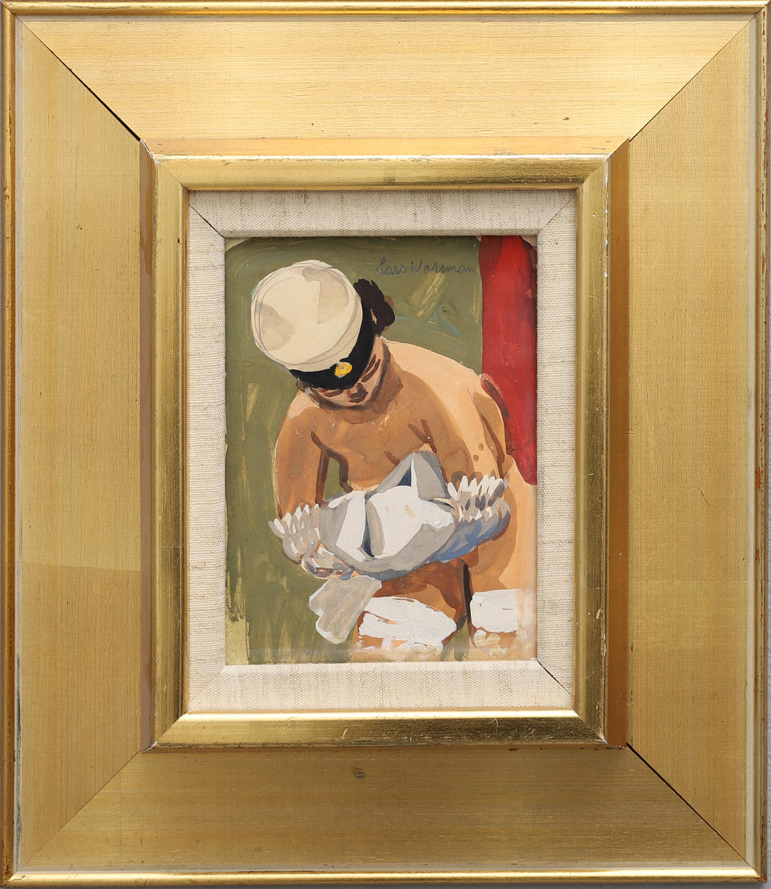 LARS NORRMAN. STUDENT, signed.