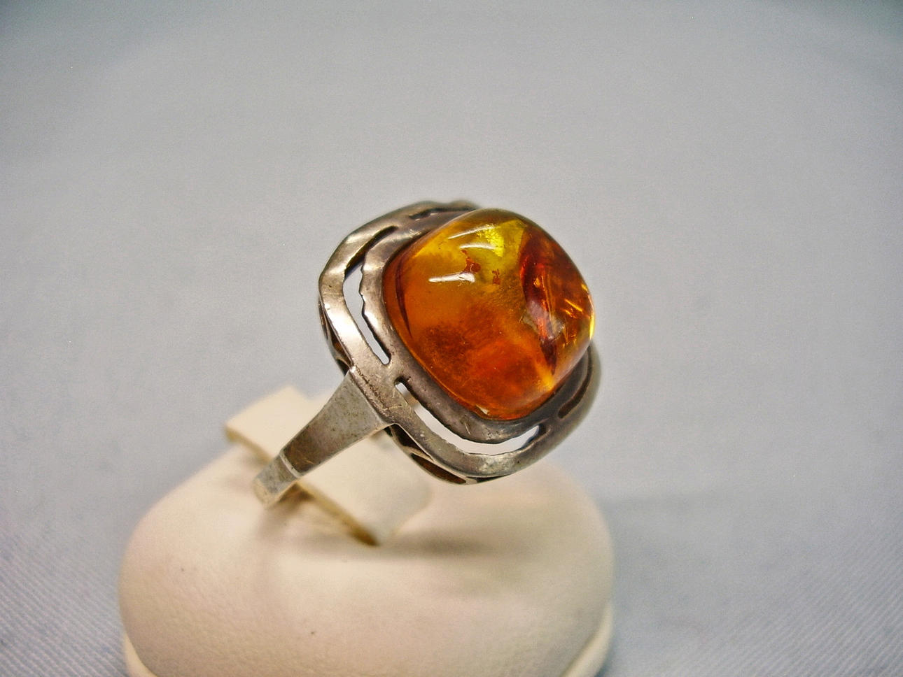 ANILLO AMBAR PLATA 835.