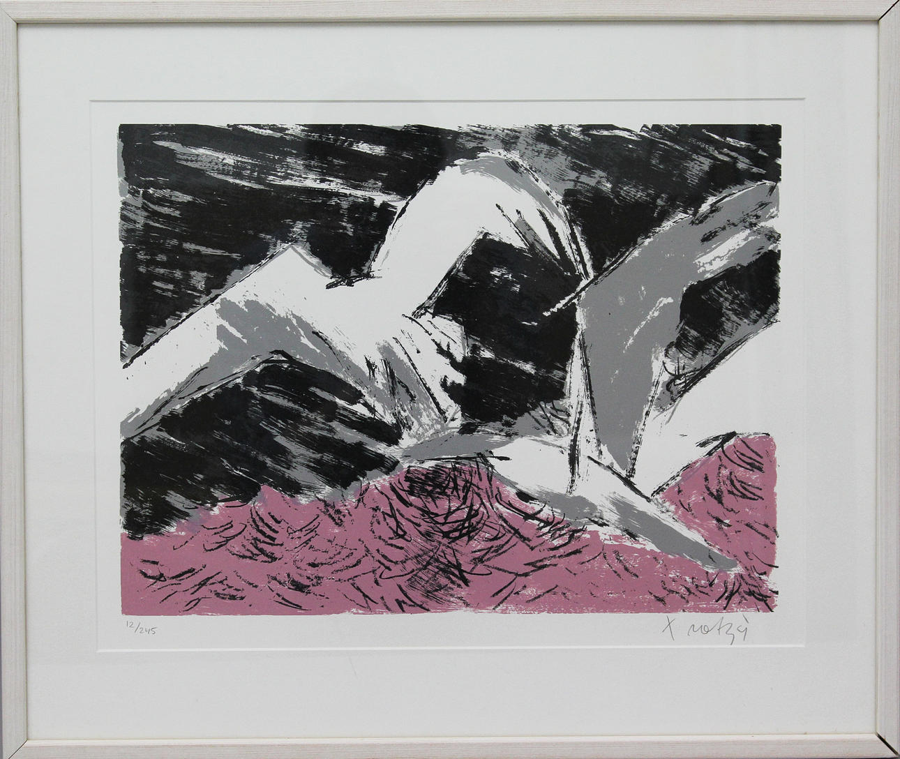 ULF TROTZIG. Fåglar. Färglitografi. Signerad Trotzig. 12/245.