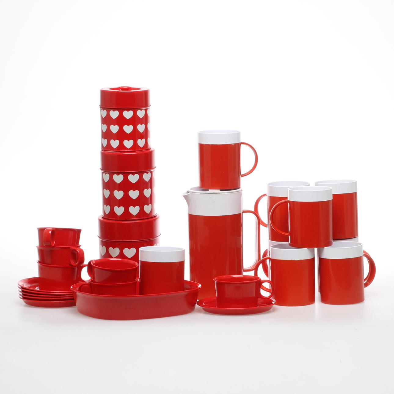 SERVISDELAR, plast, mestadels Gustavsberg.