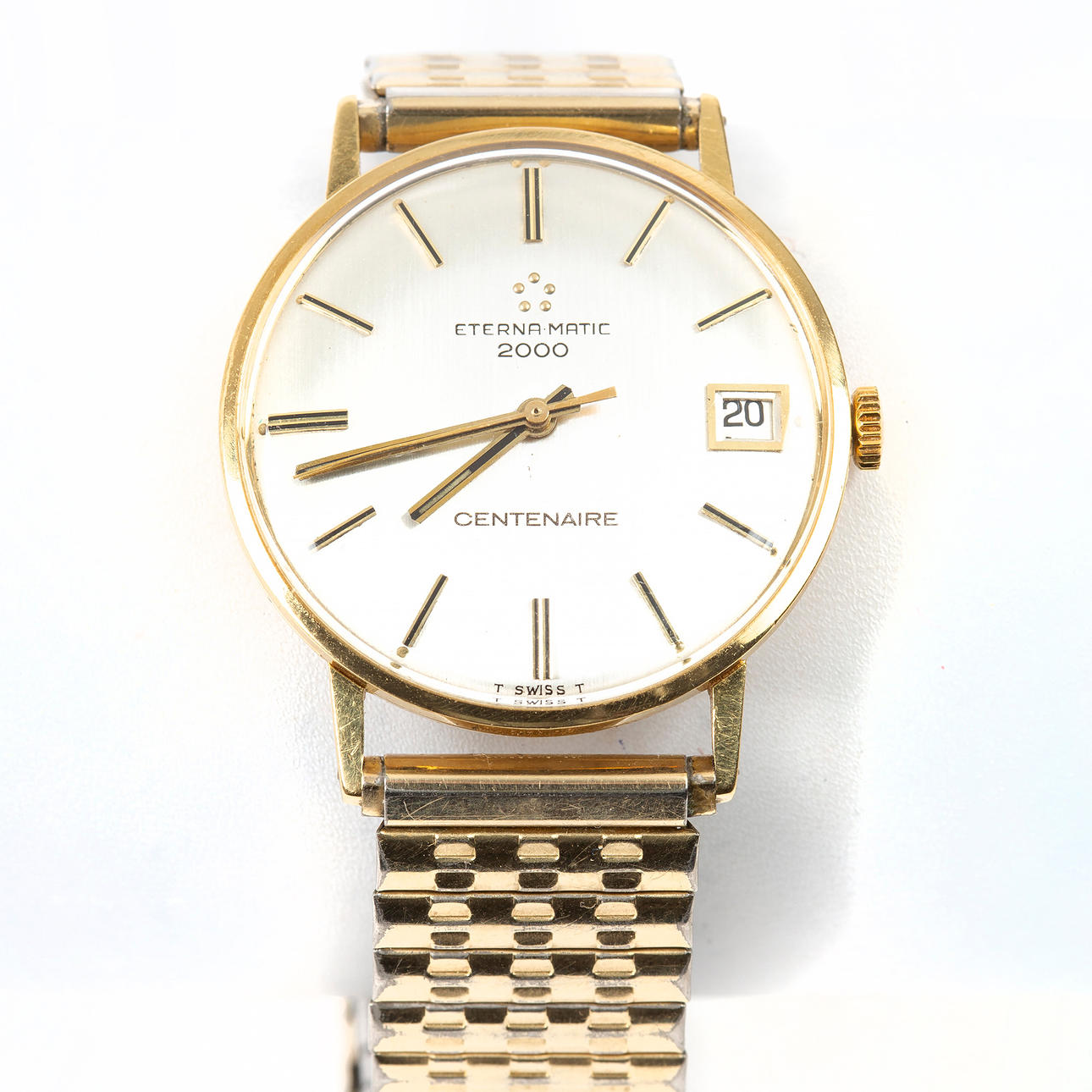 ETERNA MATIC, 2000 Centenaire, wristwatch, 1960s/70s.