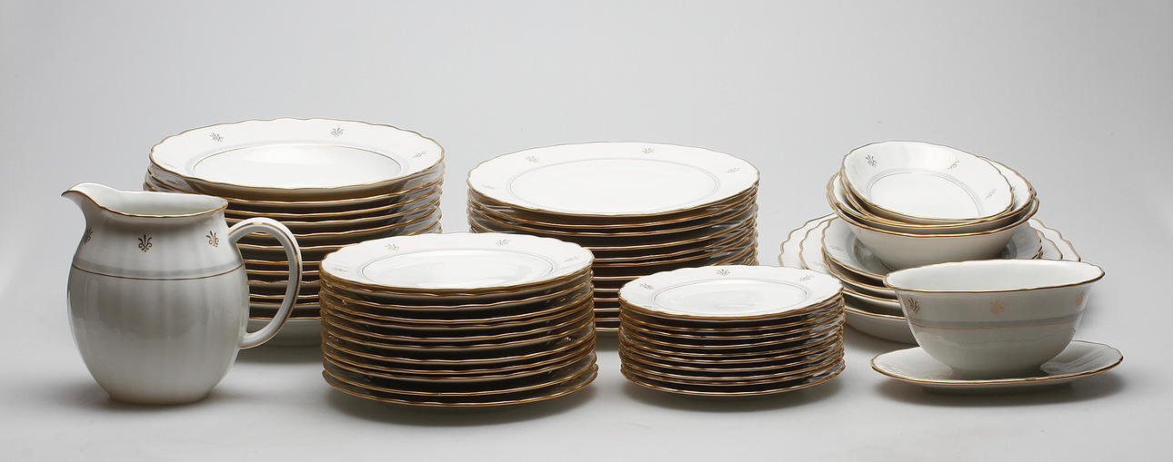 MATSERVIS, 57 delar, porslin, Rörstrand.