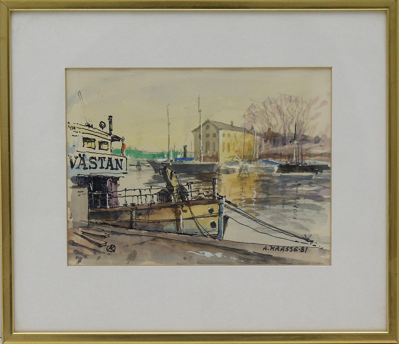 Parti konst (7). Div. tekniker. Bl.a. Leif Mattsson och Elof Ulaner.