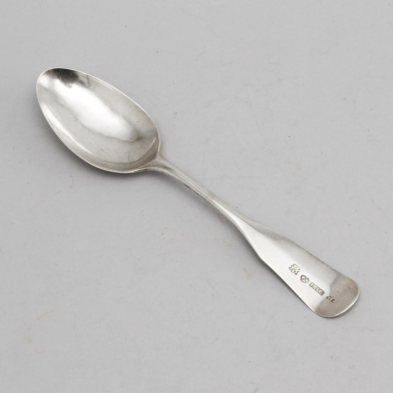 BEGRAVNINGSSKED, silver, Jonas Elg, Västerås 1791.