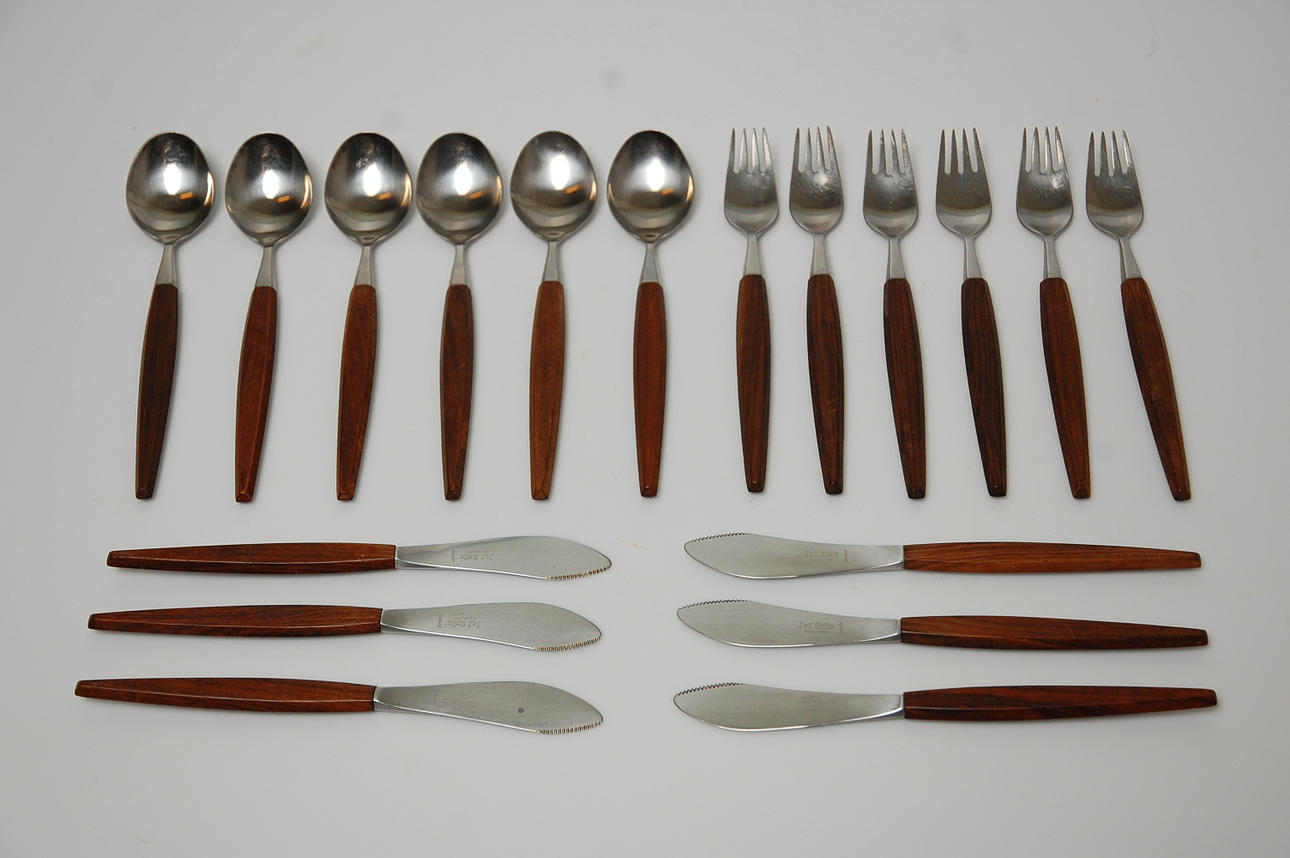 BESTICK, 18 delar, 1950-tal.