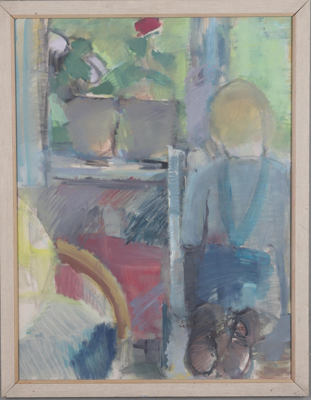 ERIC WESTLING. gouache, signed and dated -60.