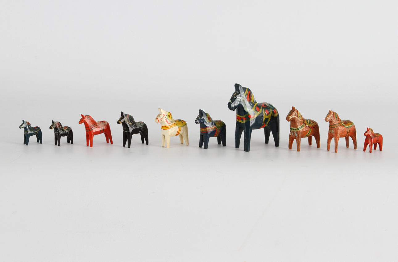 DALAHÄSTAR - minimodell, 10 st.